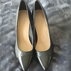 Tommy Hilfiger Black Quilted Heels